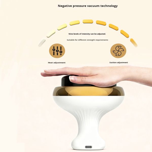 Anti-Cellulite Massager Smart Electric Cupping Therapy Massager with 6 suction levels Handheld Vacuum Cellulite Body Massager