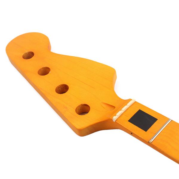 Электрический бас гитара шея глянцевая отделка 20 Fret кленовый деревянный бас гитара шея регулируемый ремень