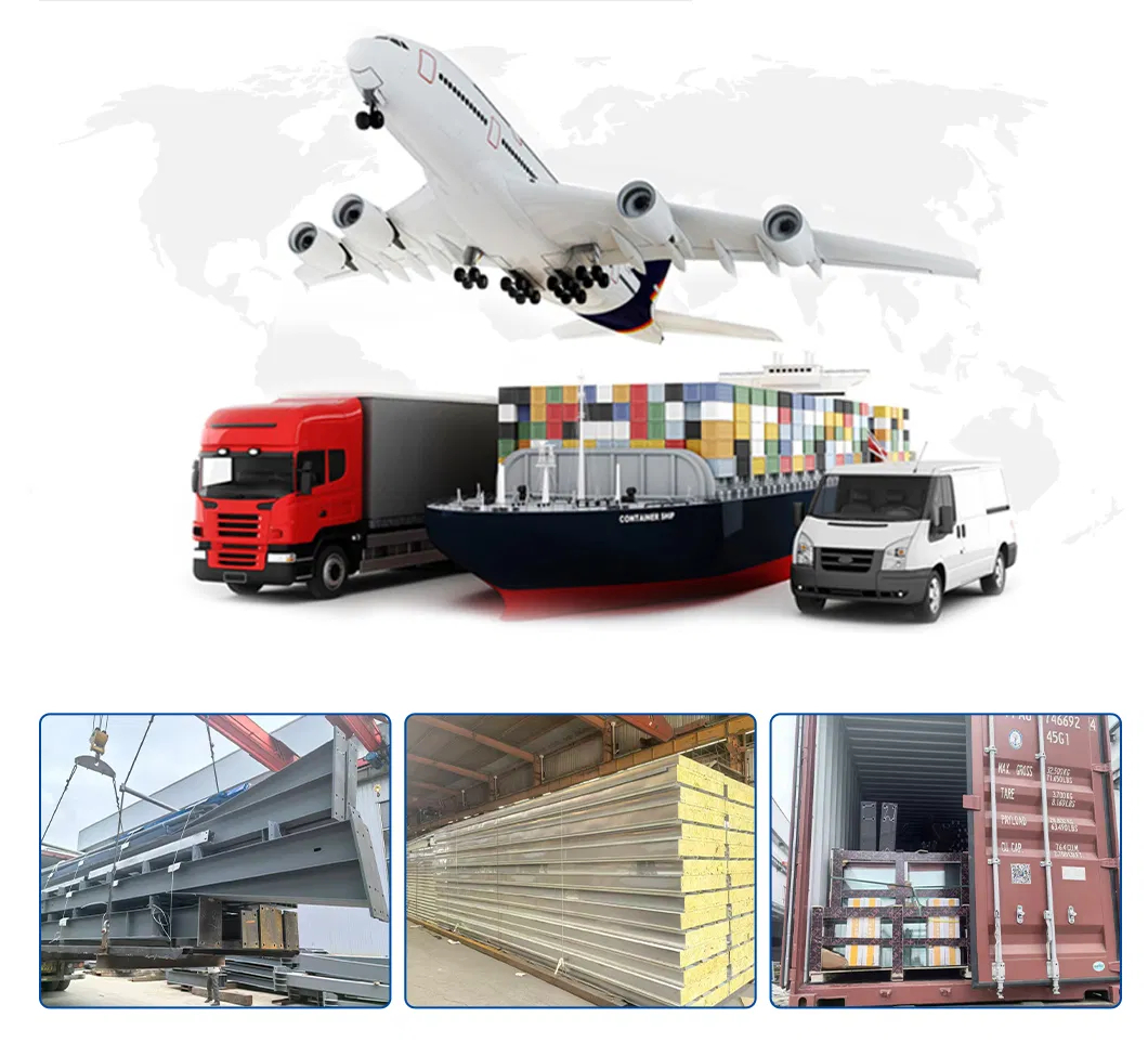 Custom Prefabricated Steel Warehouse with 50+ Years Lifespan, High Wind Resistance, and Eco-Friendly Construction