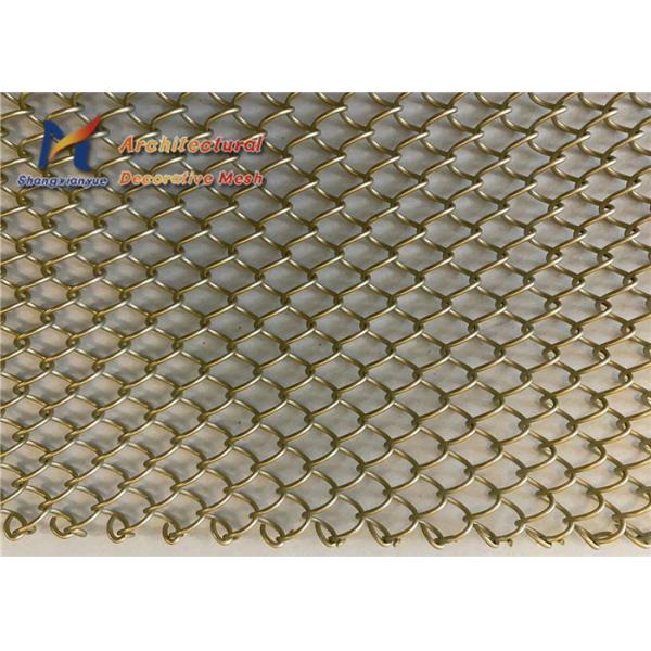 Рассекатели золотого алюминиевого экрана ячеистой сети гибкие 1.5mm