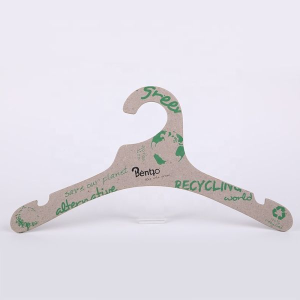 Biodegradable Cardboard Clothes Hanger Recycled Paper Hanger FSC Certified Customised