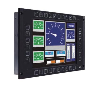 Liga de alumínio 10,4 polegadas TFT LCD Industrial touchscreen painel de PC com alto brilho