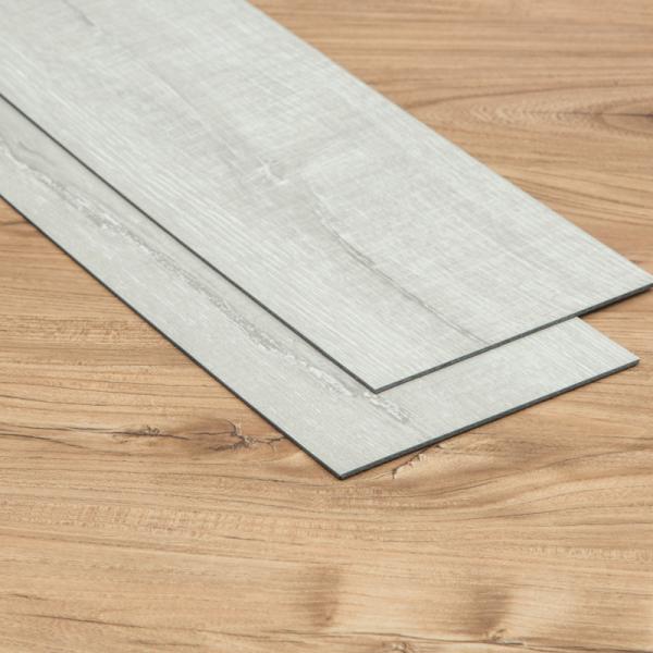 Grey Oak  Commercial Lvt Flooring  Deep Embossed Texture Anti Scratch Convenient Cleaning