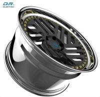 Bordas ET15 5x108 das rodas de Gray Deep Dish Off Road 17 polegadas