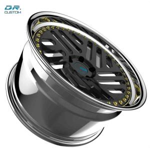 Серое глубокое блюдо с колес дороги снабжает ободком ET15 5x108 17 дюймов