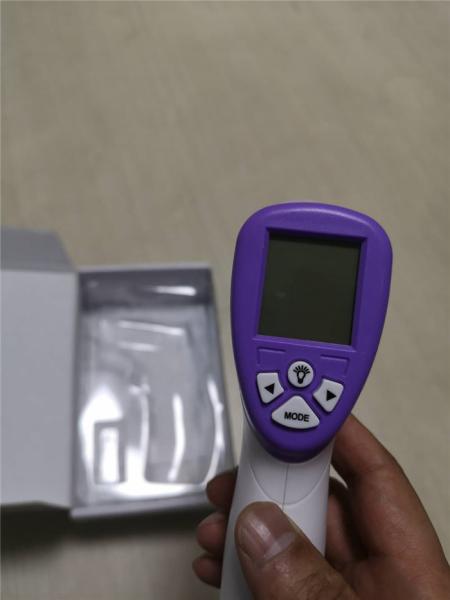 Non Contact Infrared Forehead Thermometer Digital Baby Thermometer ABS Plastic Material