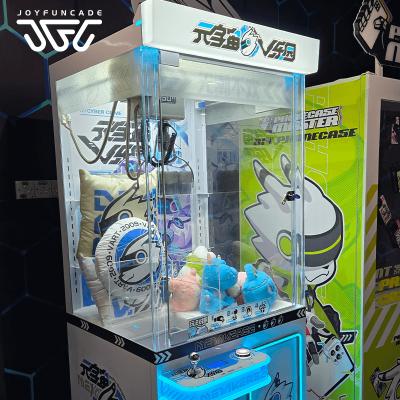 Claw Machine With Strobe Lighting Effects Glass Prize Display Shelves Arcade Grabber Machine For Sale