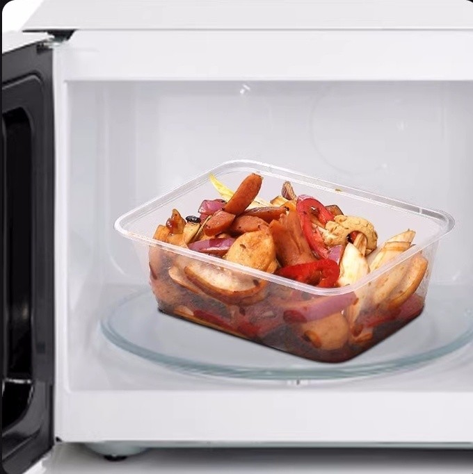 Transparent Plastic Bowl with Lids Keep Your Food Fresh and Secure in Various Sizes
