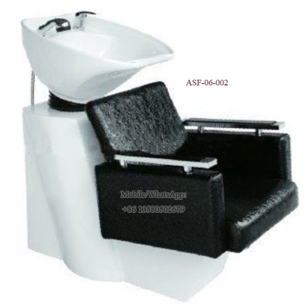 ASF-06-002Stainless Steel Practical Competitive Price Hairdressing Shampoo Chair With Bowl