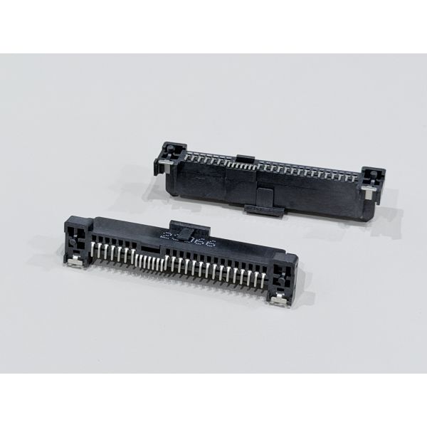 SAS 29Pin SMT Female PCB Connector 1.27mm Pitch, 30U Gold Electronic Signal Terminal Connector for Server, Automotive & Power Transmission Wire Cable Customization