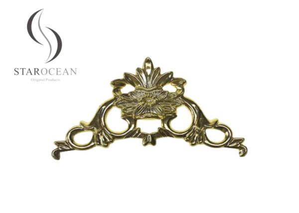 La surface décorative de couleur d'or de coin de couvercle d'accessoires de cercueil jeûnent la livraison