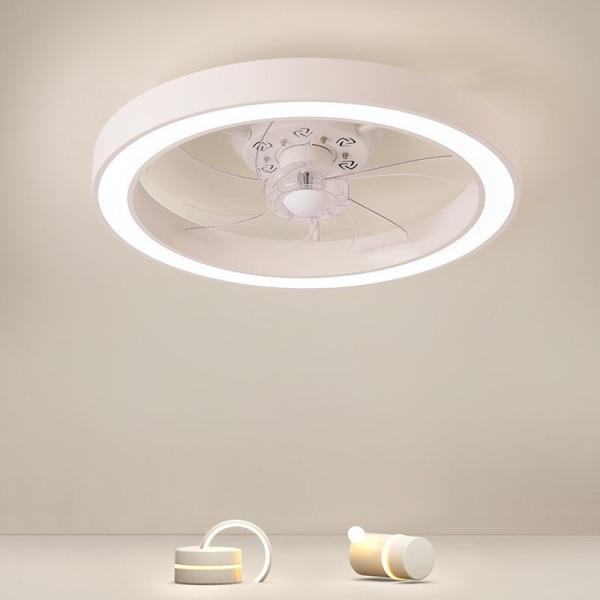 Lámpara de ventilador de techo para dormitorio de fábrica Restaurante Balcón Lámpara de techo LED Lámpara de ventilador para el hogar