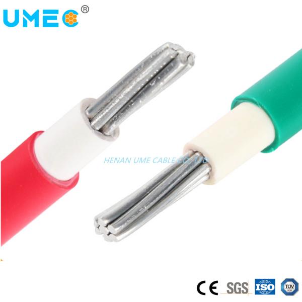 ISO CE 450/750V Fios de chapéu de PVC vermelho amarelo azul verde amarelo e verde para padrão americano