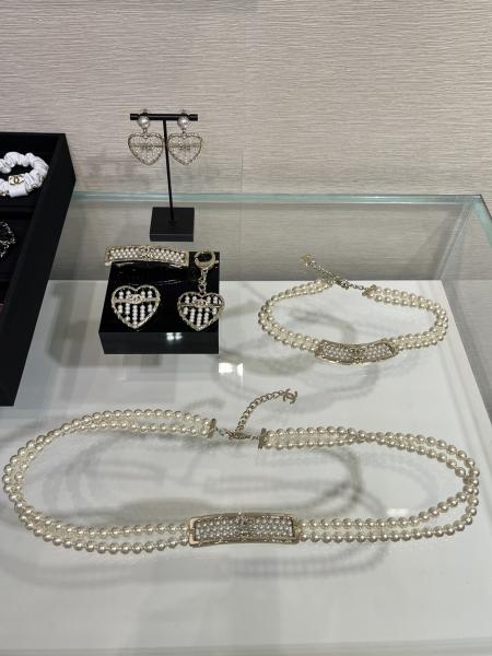 Light Gold Fine Jewelry Necklaces Sophisticated 40cm Length With Pearls