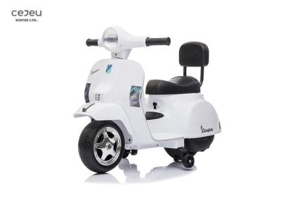 Jogo de EN62115 Mini Vespa Scooter 6V 3KM/HR Mp3 para crianças de 5 anos