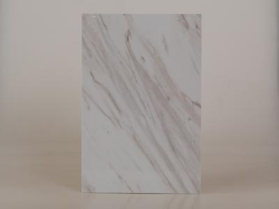 Cor de mármore exterior contínua 1.22M*2.44M dos painéis de parede do Pvc do revestimento UV