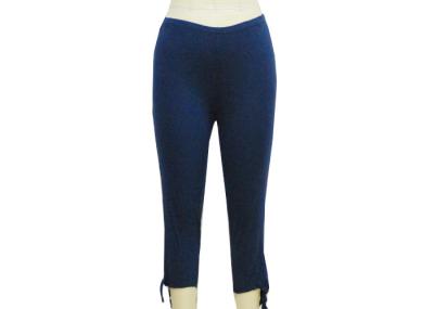Breathable Women'S 3 4 Length Trousers , Ladies Loose Pants Butterfly Tie Wrap