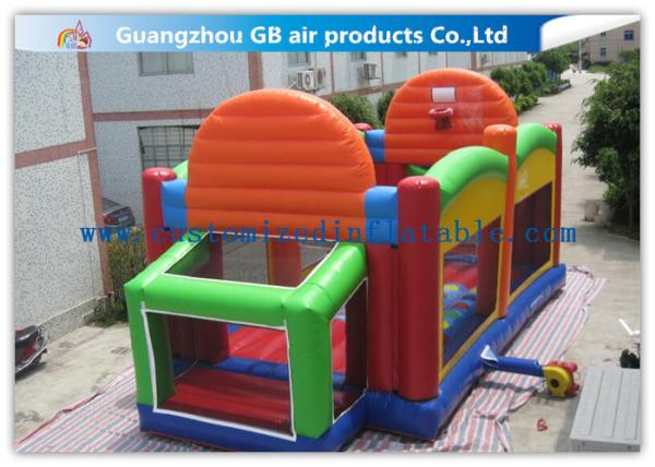 Outdoor Childrens Bouncy Castle Court ,  Inflatable Sports Arena Trampoline