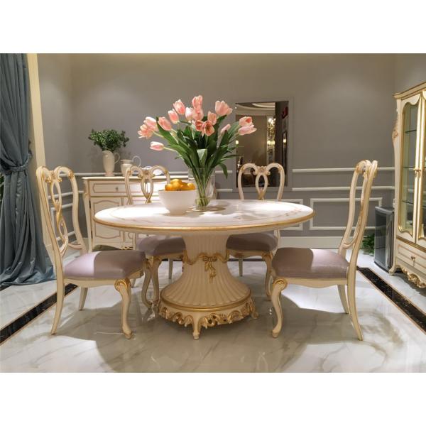 Antique luxury round dining tables FT-188