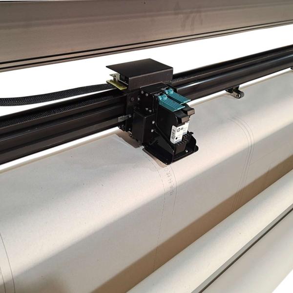 Single Color Automatic Feeding Paper Roll Inkjet Cutting Plotter Inkjet Printing Plotter