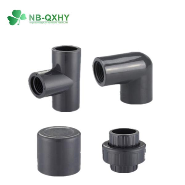 UV Protected Sch40 Sch80 PVC UPVC Fitting Dry Surface Finish for Sch80 Pipe Fittings