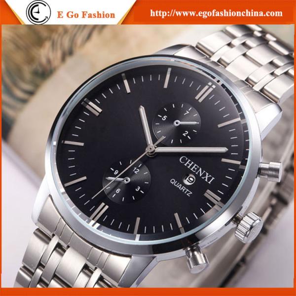 071A 2 Small Dials Watch Big Dial Watch Quartz Watch Stainless Steel Watch Fashion Watches