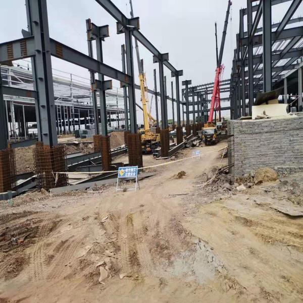 Galvanized Steel Frame Building Workshop Q235 Q355