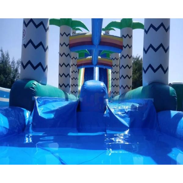Игры воды бассейна скольжения привлекательности дома прыжка темы океана раздувные комбинированные