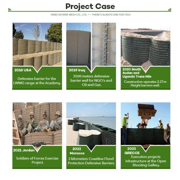 Factory Supply Welding Wire Mesh Sand Defensive Barrier Wall Bastion Wholesale