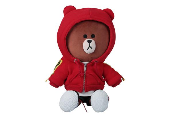 Kids Cheer Huggable Grizzly Bear Soft Toy adorable For Christmas