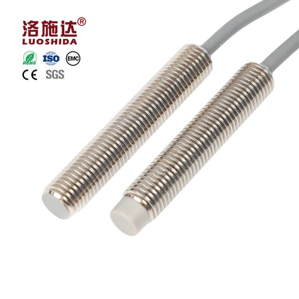M8 Inductive Proximity Sensor NPN PNP NO NC Output Non-flush 3-Wire Screw Mount Position Detecting Industrial Equipment