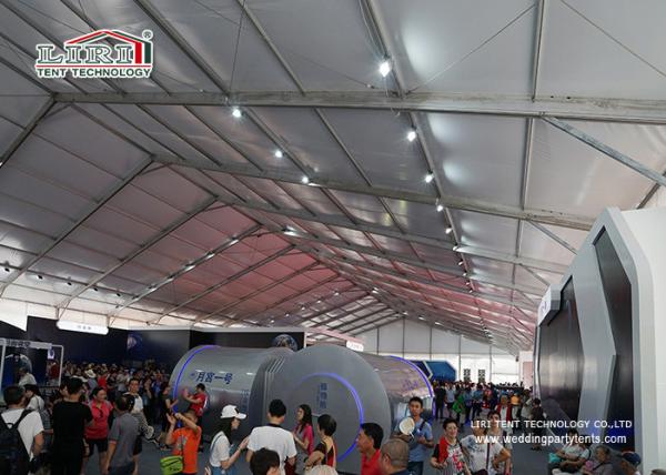 Liri Large white outdoor aluminum Tent with pvc cover for Exhibition event