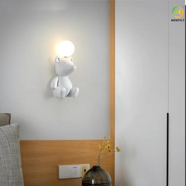 Мультфильм обезьяны медведя лампы стены спальни G4 современный декоративный