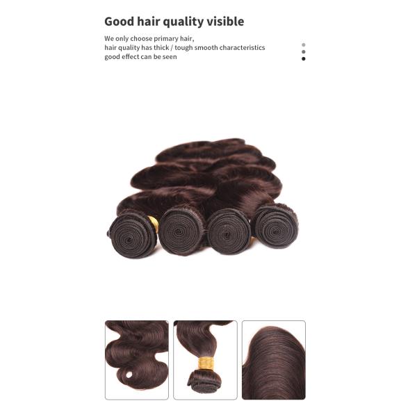 2# Body 800 slick Colored Human Hair Bundles 100gram True To Length