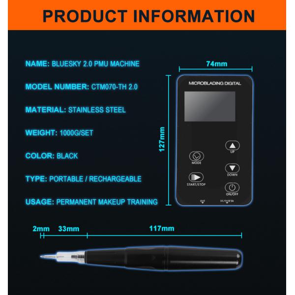 Naturalness PMU Wireless Tattoo Machine For Eyebrow Eyeliner Lip