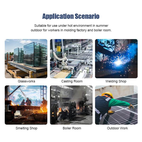 Длина одежды Регулярный износостойкий решетчатый охлаждающий жилет для вставки охлаждающего льда