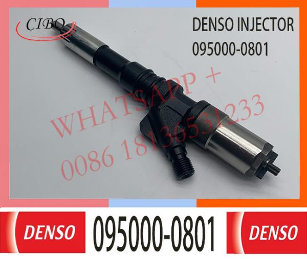 095000-0801 Diesel Common Rail Fuel Injector 6156-11-3100 For Komatsu SA6D125E Engine
