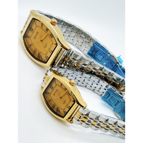 Водостойкие роскошные паральные часы Светящиеся кварцевые часы из нержавеющей стали