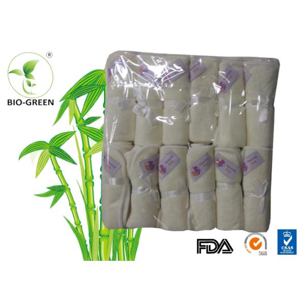 Organic Thin Hygiene Washable Baby Wipes , Square Baby Boo Bamboo Wipes