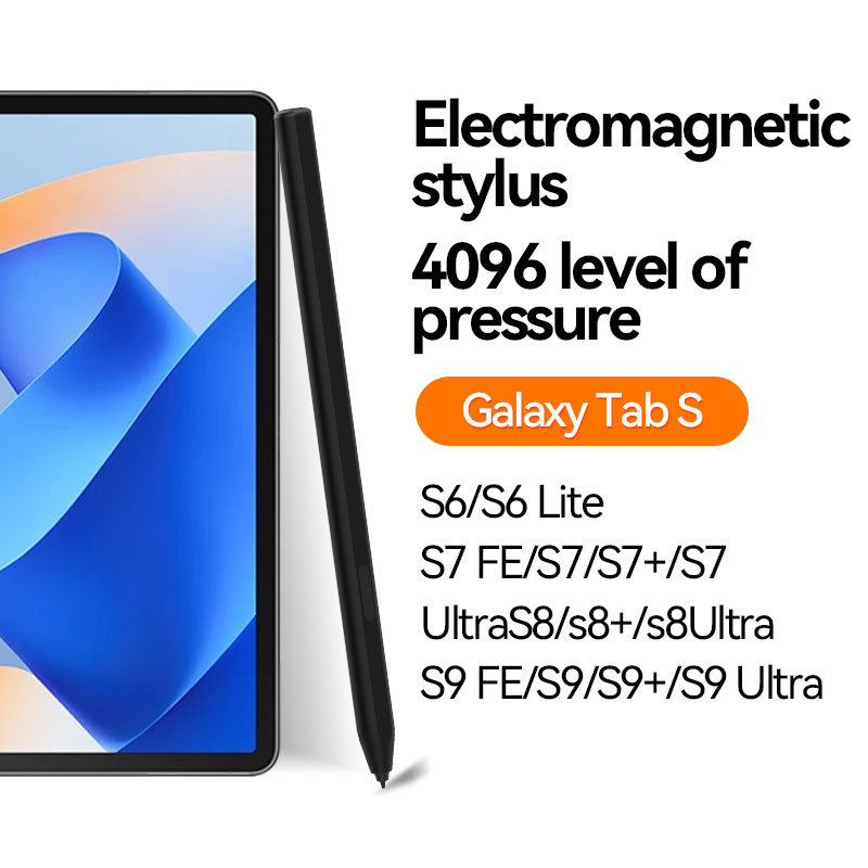 EMR Stylus Pen Compatible with Samsung Tablets, 4096 Pressure Levels, Palm Rejection, Replaceable Tips, Active Sensing Technology for Precise Drawing & Writing, Ideal for Digital Artists