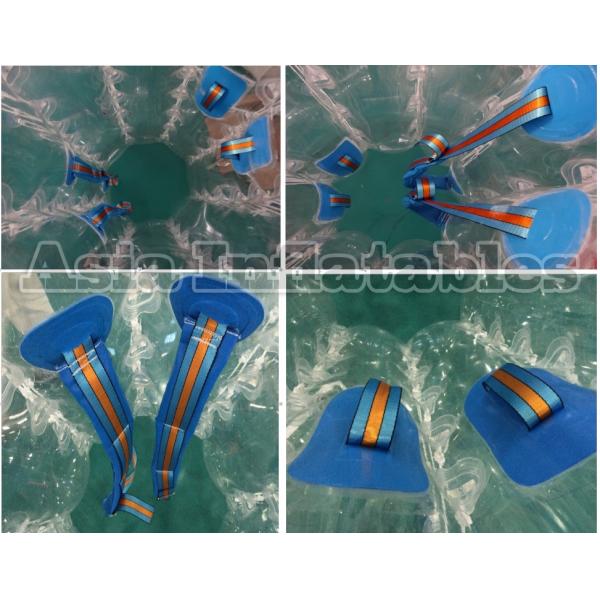 Transparent 1.8m Body Zorbing Bubble Bumper Sumo Balls For Big Man Soccer Games