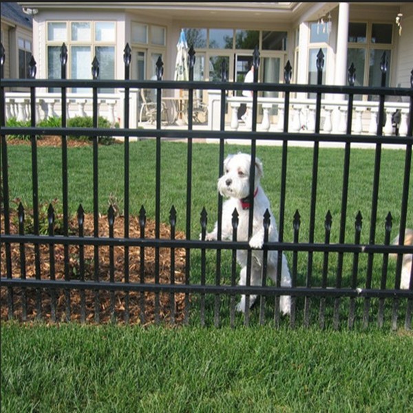 Powder Coated Cast Iron Decor Outdoor Terrace / Villa Cast Iron Fence