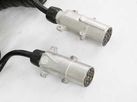 189100770255 MC07 Engine Coiled Trailer Cable Assembly HOWO Spare Parts OEM