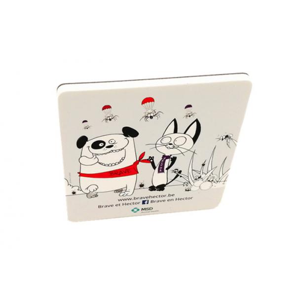 Custom CMYK Color Paper Fridge Magnet with EVA Foam Cardboard and Flexible Magnet for Gifts and Refrigerator Decoration
