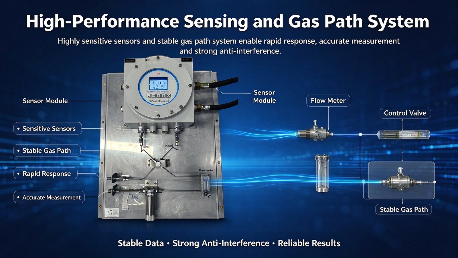 Explosion Proof Multi Gas Analyzer O2 CO CO2 CH4 CnHm H2S H2 NH3 Tester