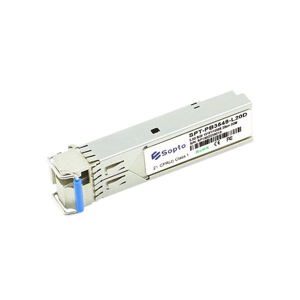 Simplex Fiber SFP Module , 2.5G BIDI SFP Fiber Transceiver ISO9001 Certificate