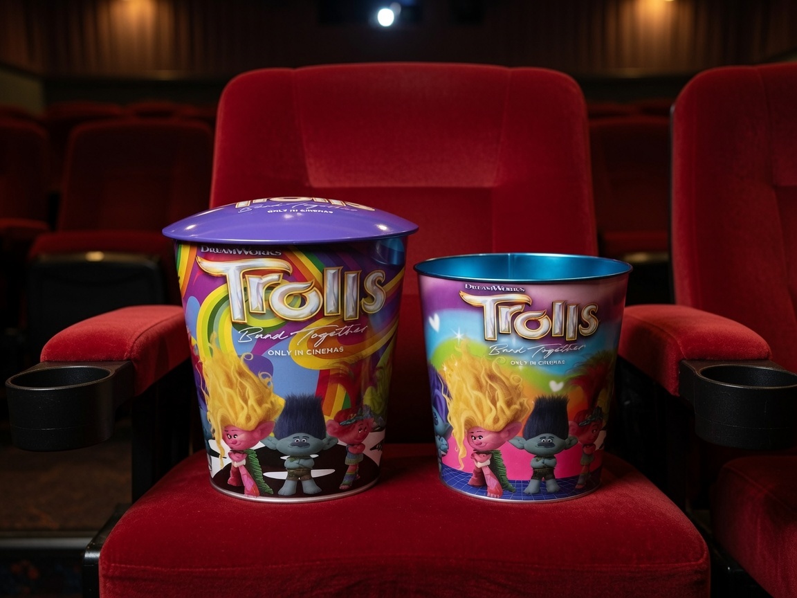 Metal Popcorn Bucket