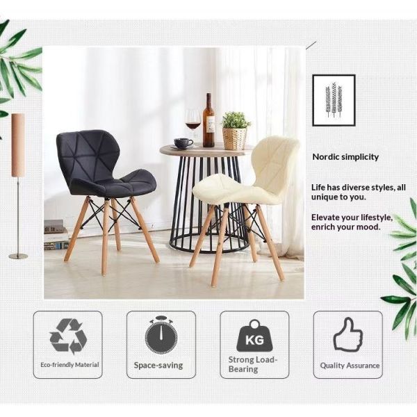 Elegant Design Traditional Home Furniture Comfortable Popular Fabric Dining Chairs Durable Legs Leisure Accent Chair