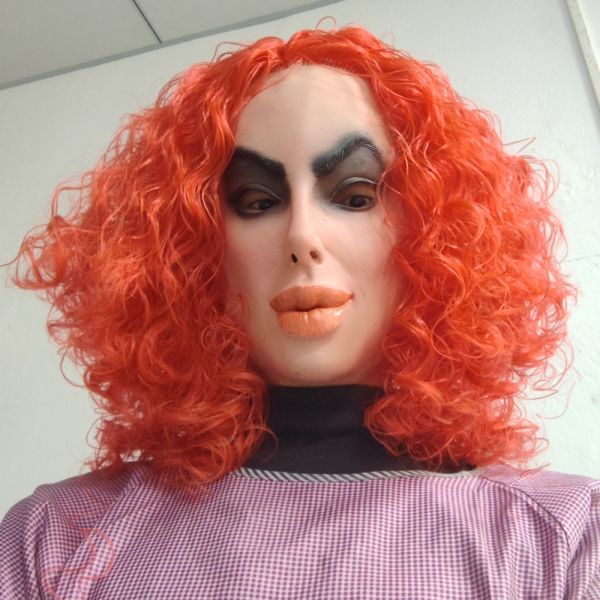 Latex Fantasy Mask for Theatrical Use - One Size Fits Most and Lightweight at 280g
