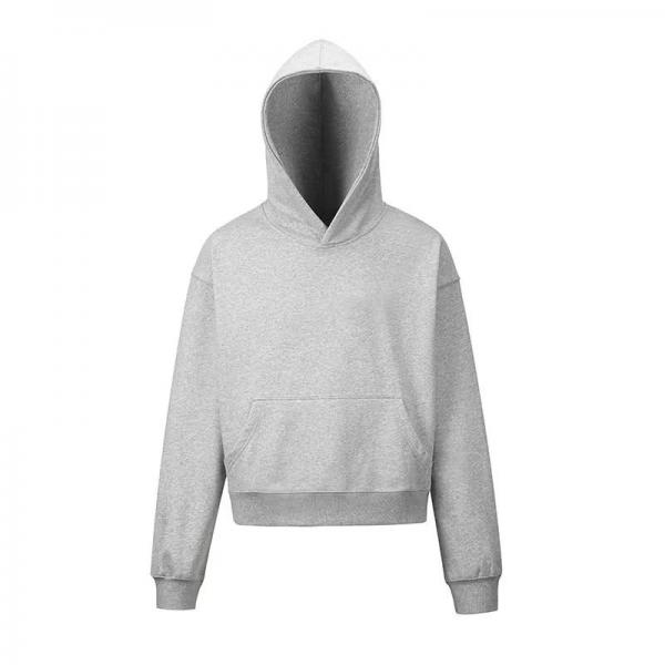 Men's Fleece Hoodie Cotton Heavy Weight Cropped Shoulder Boxy Tracksuits Hoodies For Men